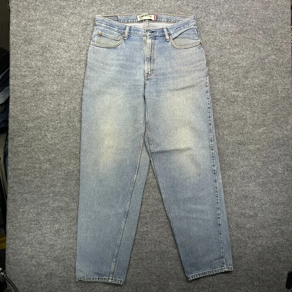 Levi's 560 Comfort Fit Jeans Men Blue Denim Zip Fly Straight Leg Classic - 34X32
